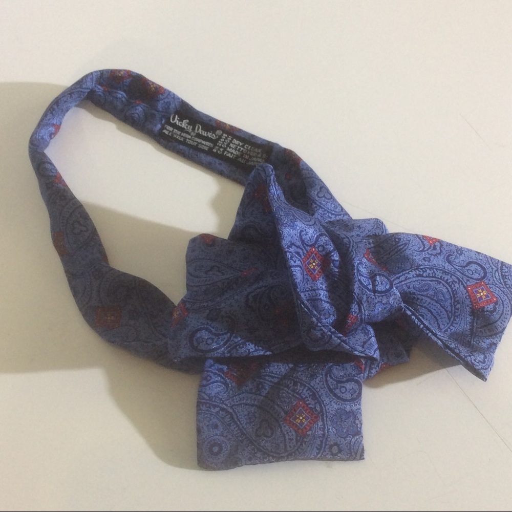 Blue Paisley Headband